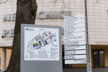 Nemocnice Pelhřimov má nový orientační systém